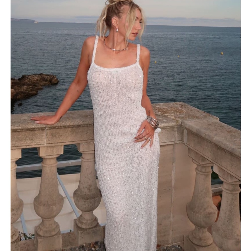 Rumored White Sparkling Dress
